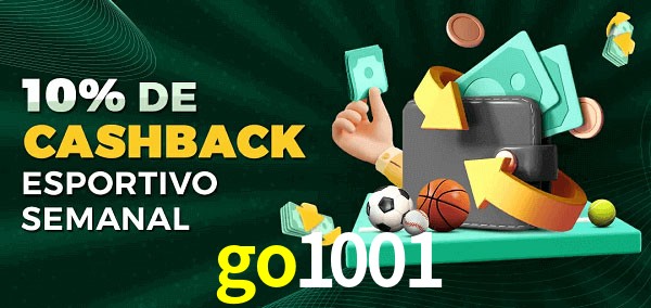 10% de bônus de cashback na go1001